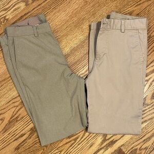 Vineyard Vines Boys Khaki & Taupe Performance Pants sz14